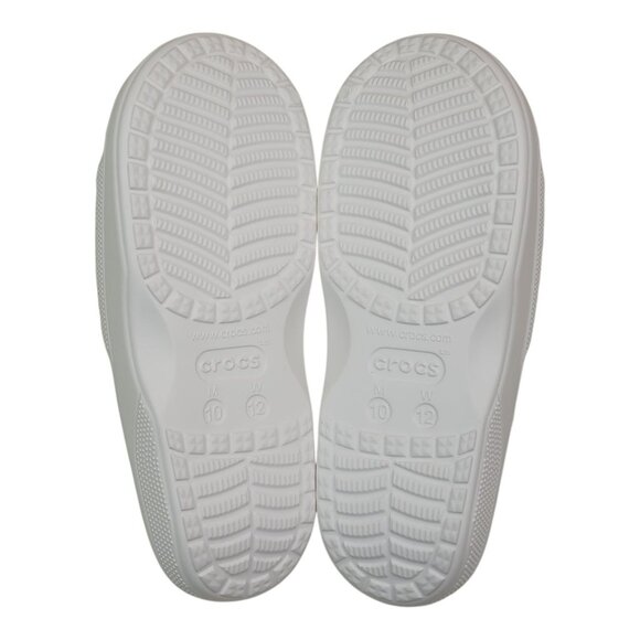 Crocs Baya II Slide Sandals White M10 W12 Lightweight Slip-Resistant Shower Shoe - Picture 9 of 11